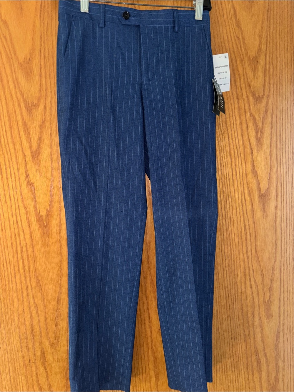 Lauren Ralph Lauren Navy Pinstripe Kids Dress Pants